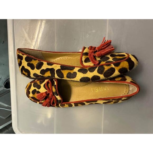 Vaneli Leopard Print with Bow Shoes Flats Animal Print Size 7M - Picture 8 of 10